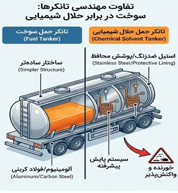 تانکر سوخت در برابر حلال، نبرد پروتکلهای ایمنی